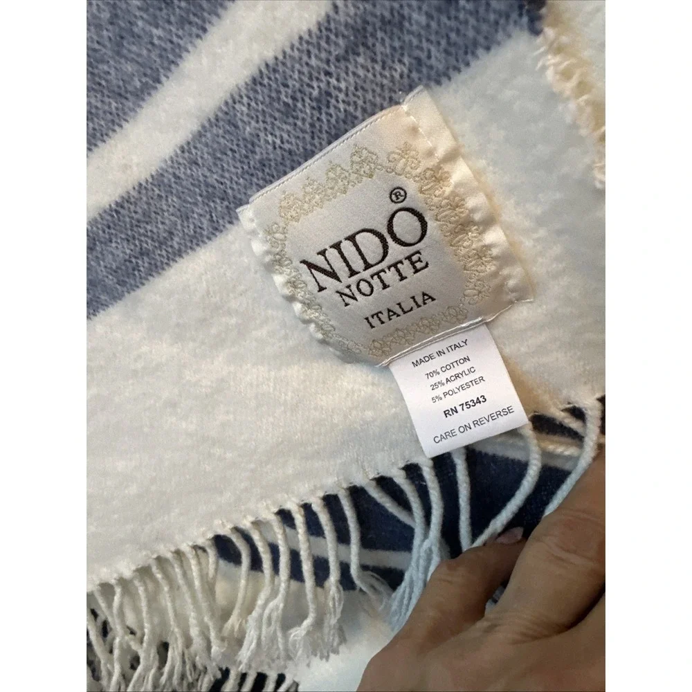 Nido Notte THROW BLANKET MADE In Italy 51x67